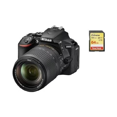 D5600 Kit Af-s 18-140mm F3.5-5.6g Ed Vr Dx + Scheda Sd Da 64gb - Foto 1