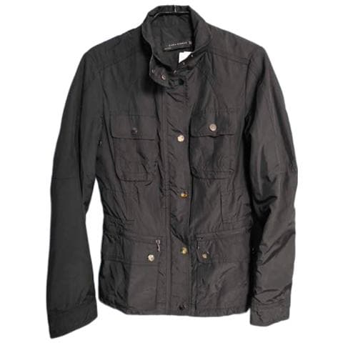 Zara Giacca Invernale Da Donna Calda Comoda Senza Cappuccio Nera Taglia Xs - Foto 1