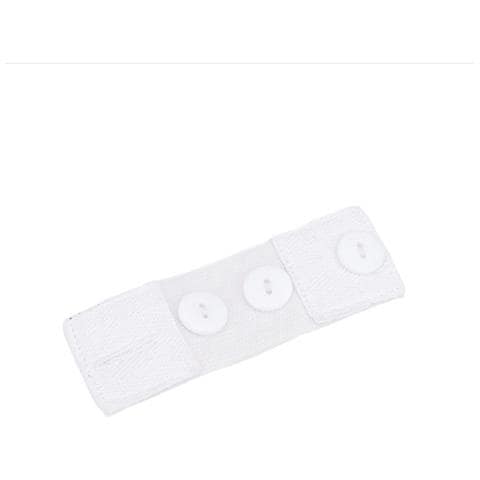 Estensore Per Pantaloni Premaman (4x12cm): Fascia Regolabile Per Una Gravidanza Confortevole White - Foto 1