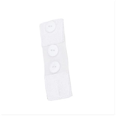 Estensore Per Pantaloni Premaman (4x12cm): Fascia Regolabile Per Una Gravidanza Confortevole White - Foto 2