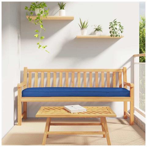 Set di Cuscini per Pallet 2 pcs Blu reale 180 x 40 x 8 cm - Foto 2