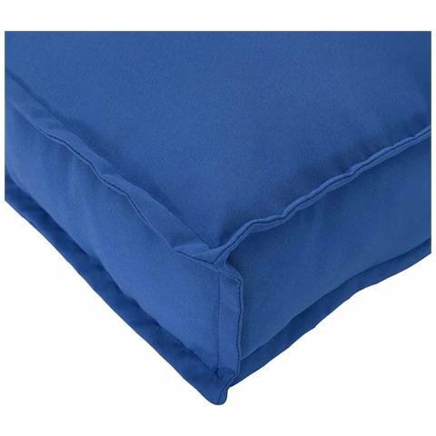 Set di Cuscini per Pallet 2 pcs Blu reale 180 x 40 x 8 cm - Foto 9