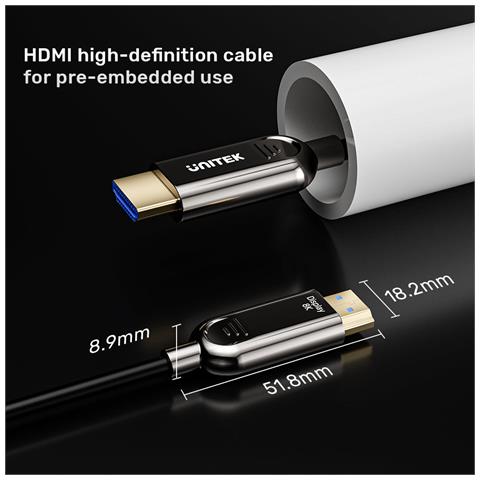 C11085GY01-10M cavo HDMI HDMI tipo A (Standard) Nero - Foto 10