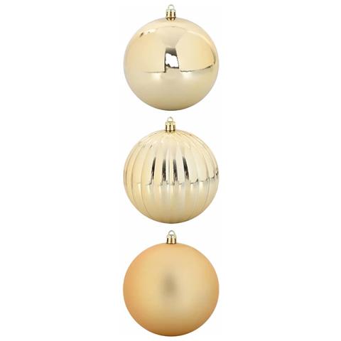 Set di Palle di Natale 3 pcs Oro Plastica - Foto 1