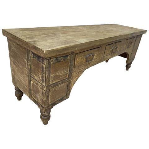 Mobile Basso Artigianale In Legno 165-175x45x57h Cm - Foto 1