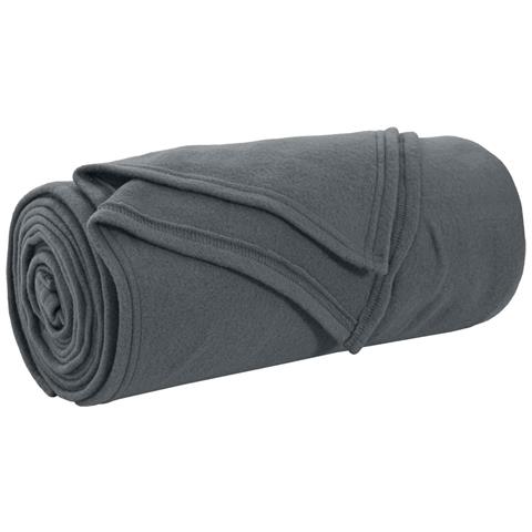 Coperta Grigio scuro 200 x 150 cm Panno - Foto 1