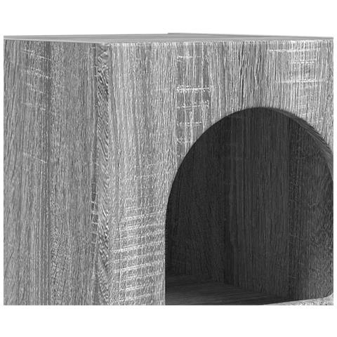 Comodino 2 pcs Grigio Sonoma 29,5 x 33,5 x 50 cm - Foto 9