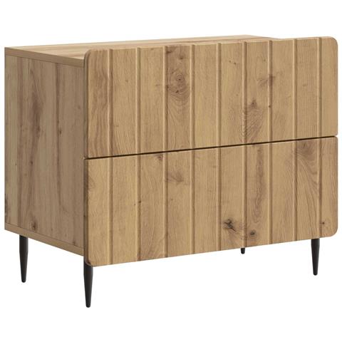 Armadio da Notte Rovere Artigianale 62 x 34,5 x 49,5 cm - Foto 1