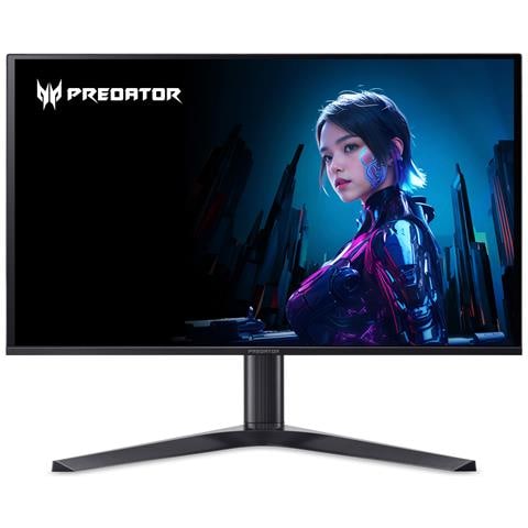 Monitor 26,5" QD-OLED Predator X27UF5bmiippruzx Gaming 2560 x 1440 Pixel Quad HD Tempo di Risposta 0,03 ms Frequenza di Aggiornamento 500 Hz Nero - Foto 1