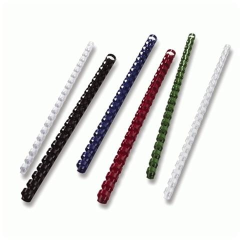 scatola 100 dorsi spirale 22mm nero 21 anelli - Foto 2