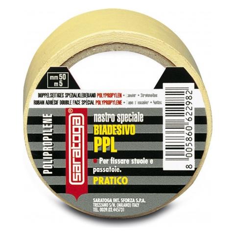 Nastro Doppio Biadesivo Vinile 5x50mm Saratoga - Foto 1