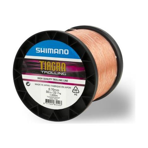 Tiagra Trolling 30lb 1000m Clear Pink - Foto 1