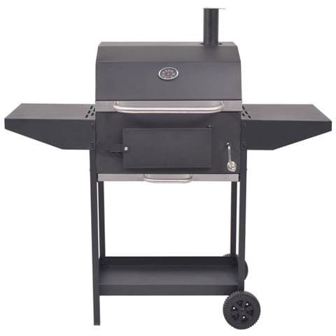 Barbecue A Carbonella Con Ripiano Inferiore Nero - Foto 2