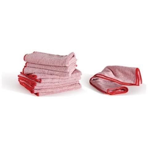 Panno Microfibra 40x40 10pz Rosso - Foto 1