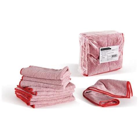 Panno Microfibra 40x40 10pz Rosso - Foto 2