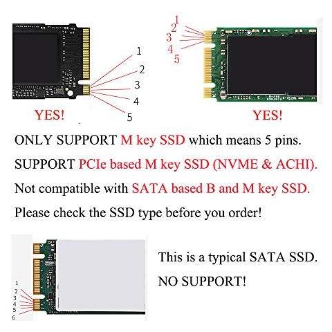 Adattatore Convertire M. 2 Nvme Ssd Per Macbook Air Aggiornato Pro Retina Mid 2013-2017 Nvme Ahci Ssd Aggiornato Kit Per A1465 A1466 A1398 A1502 - Formato Standard - Foto 2