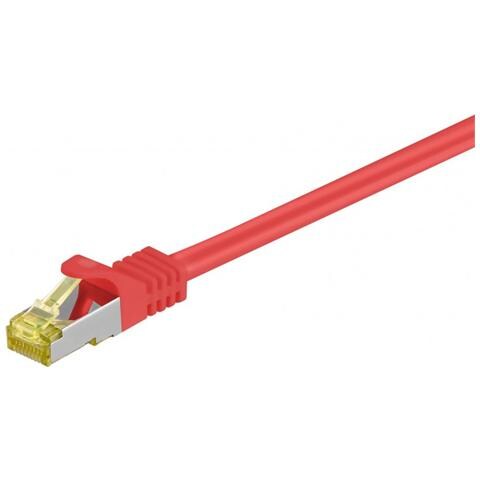 CAT 7, 2m, Cat7, S / FTP (S-STP) , RJ-45, RJ-45, Maschio / maschio, Oro - Foto 1