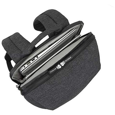 8861 Zaino per MacBook Pro 16 e Ultrabook Fino a 15,6" Colore Nero Mélange - Foto 3