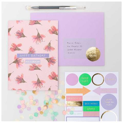 Diy Personalizza Tua Carta Floreale - Fiori Di Ciliegio - Foto 1