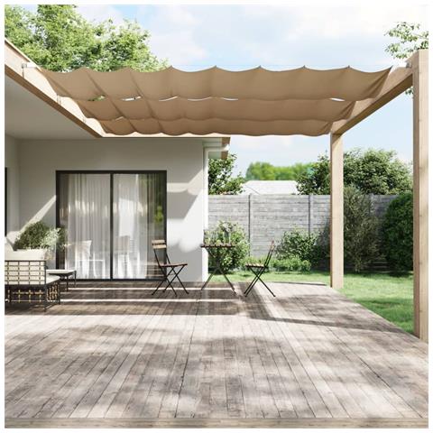 Paravento Verticale Grigio Talpa 140x600 Cm In Tessuto Oxford - Foto 2