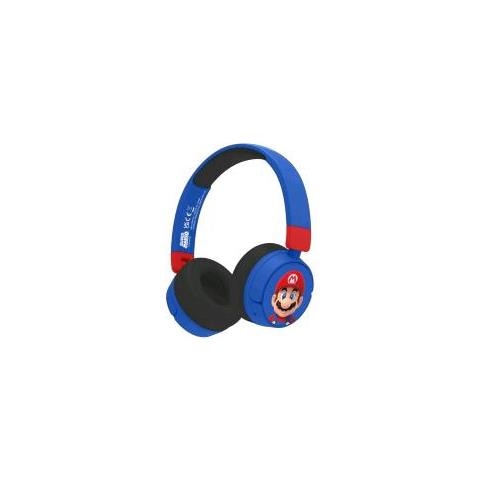 Sm1001 Cuffie Wireless Per Bambini Super Mario Blu Nero Rosso - Foto 1