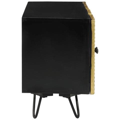 Mobile Porta Tv 110x30x45 Cm In Legno Massello Di Mango - Foto 2