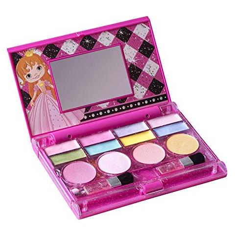 : Baule Per Trucchi La Mia Prima Principessa, Cosmetici Deluxe Tutto In Uno Per Ragazze E Tavolozza Per Trucchi Reali Con Specchio (lavabile) - Foto 2
