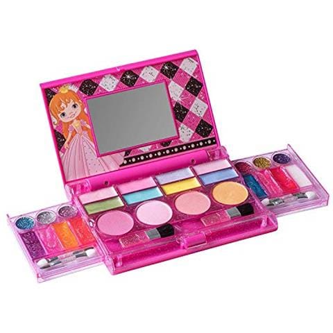 : Baule Per Trucchi La Mia Prima Principessa, Cosmetici Deluxe Tutto In Uno Per Ragazze E Tavolozza Per Trucchi Reali Con Specchio (lavabile) - Foto 1