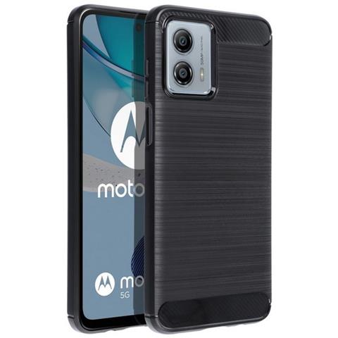 Custodia B-case Tpu Silicone Cover Case Per Motorola Moto G13 - G53 Carbon Metal Black - Foto 1