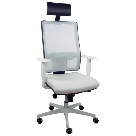 Sedia Ufficio Con Poggiatesta Horna P&c 0b4brpc Bianco - Foto 1