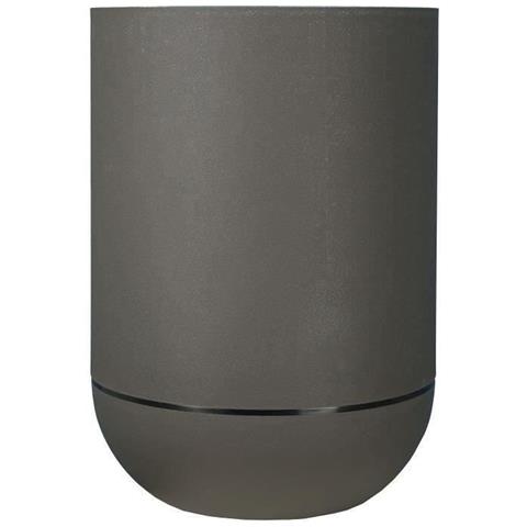 Vaso Grigio Plastica Rotondo - Foto 1