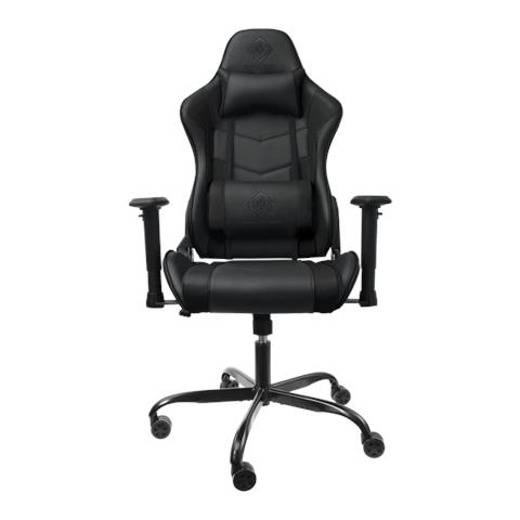 Deltaco Gam-096 Sedia Per Videogioco Sedia Per Gaming Universale Sedia Imbottita Tappezzata Nero - Foto 3