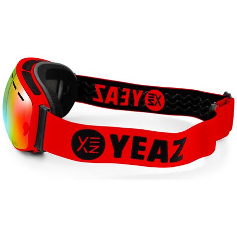 Maschera Xtrm-summit Occhiali Da Sci E Snowboard Con Cornice Rossa A Specchio - Foto 3