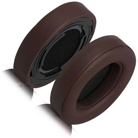 Set Di 2 Cuscinetti Auricolari In Pelle Proteica Con Clip Per Shure Aonic50 Brown - Foto 2
