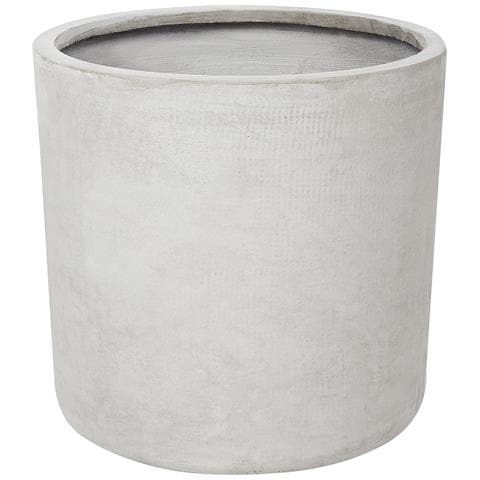 Vaso Per Piante Grigio 42 X 42 X 42 Cm Messene - Foto 2