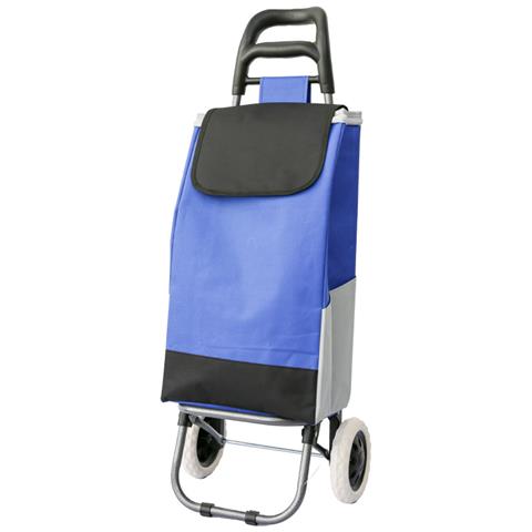 Carrello Spesa Con Ruote Trolley Portaspesa Con Manico Corrado Carrello Blu - Foto 1
