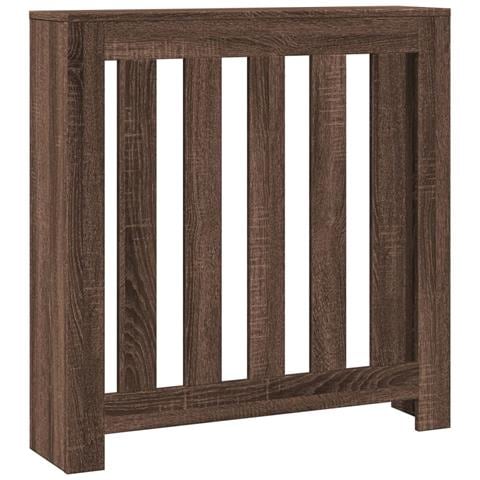 Copertura Termosifone Rovere Marrone 78x20x82 Legno Multistrato - Foto 2