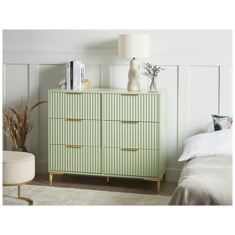Cassettiera 6 Cassetti Verde Walcott - Foto 1