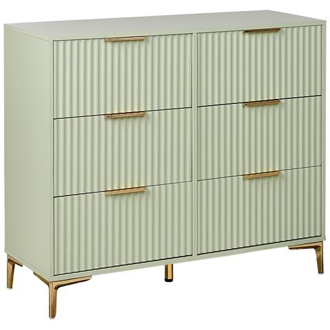 Cassettiera 6 Cassetti Verde Walcott - Foto 2