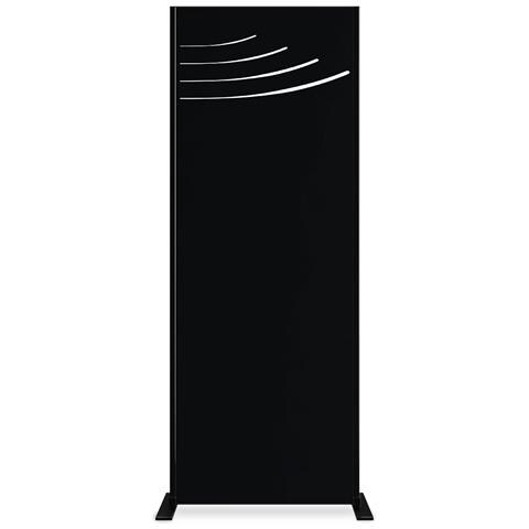 Pannello Decorativo Veleta Nero H.160cm Motivi Sul Piano - Foto 1