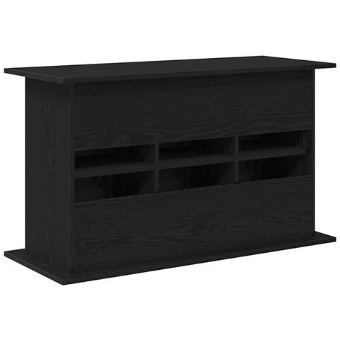Supporto Acquario 101x41x58 cm Legno Multistrato Rovere Nero - Foto 2