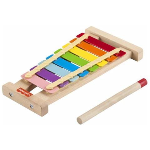 Xilofono In Legno Fisher-price, Strumento Musicale Con 2 Pezzi Hxv13 - Foto 1