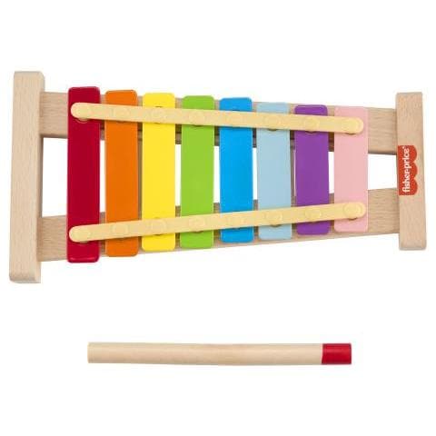 Xilofono In Legno Fisher-price, Strumento Musicale Con 2 Pezzi Hxv13 - Foto 3