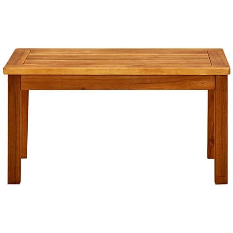Tavolino Da Giardino 70x40x36 Cm In Legno Massello Di Acacia - Foto 1