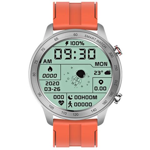 Smartwatch In Silicone Mx5 - Chiamata Bluetooth E Fitness Orange - Foto 1