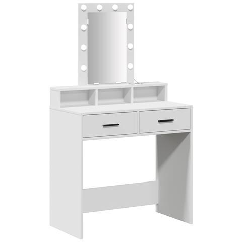 Toeletta  con luci LED bianca 79x41x140 cm - Foto 1