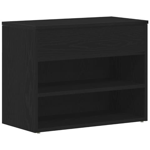Panca Hall in Nero Rovere 60x30x45 cm in Legno ingegnerizzato - Foto 1
