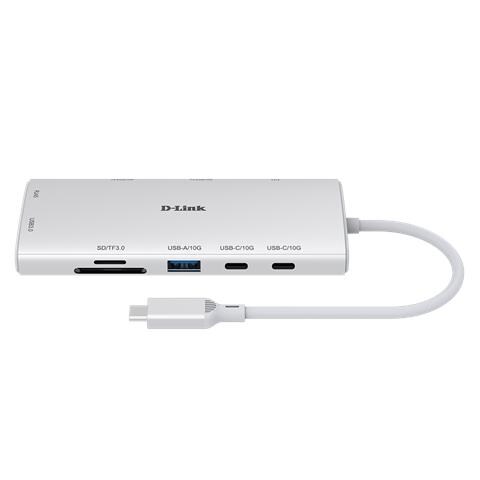 DUP-A01 hub di interfaccia USB 3.2 Gen 1 (3.1 Gen 1) Type-C 10000 Mbit /s Bianco - Foto 1