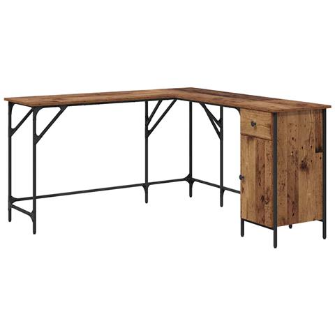 Scrivania Legno vecchio 141 x 141 x 75 cm Legno multistrato - Foto 1