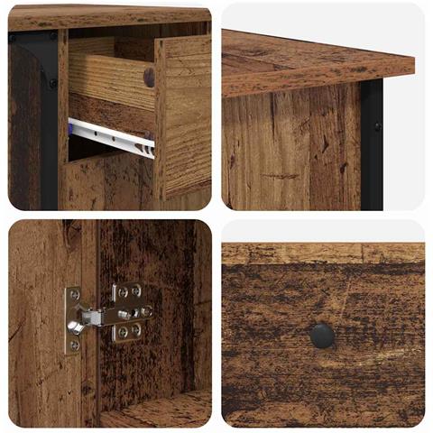 Scrivania Legno vecchio 141 x 141 x 75 cm Legno multistrato - Foto 9